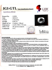 9.49 Ratti Natural White Topaz with Govt Lab Certificate - (1665)